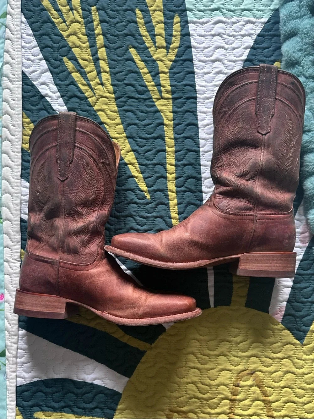 Tecovas Brown Men's Leather Cowboy Boots